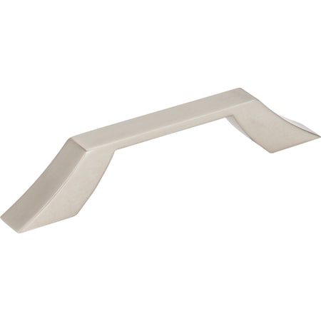 Jeffrey Alexander 96 mm Center-to-Center Satin Nickel Square Royce Cabinet Pull 798-96SN